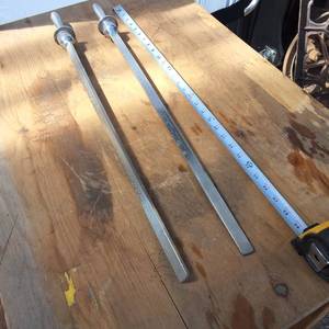 Lot of (2) Vintage Stainless tank level measurers