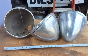 Lot of (3) Vintage Ford Light Bezels � 9 inch diameter