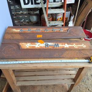 Farmall Farm Tractor Side Panels 38.5 inches wide and 11 inches tall