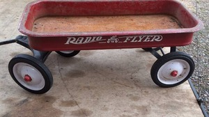 Vintage Radio Flyer � it rolls � Authentic 36 inches long and 17 inches wide