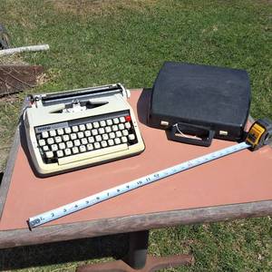 Vintage Brother Brand Portable Typewriter with case