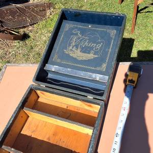 Vintage Portable Records Case �Viking�