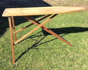 Vintage Wooden Folding Ironing Board