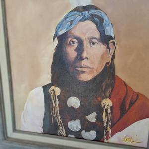 Hand Painted Original American Painting - 24 Inches tall