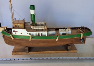 Sanson Wooden Schooner Model - 2 feet long