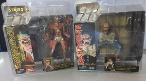 Lot of (2) Series I Iron Maiden Figurines NIB, Piece of Mind and Somewhere in Time