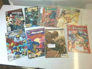 DC and other COMICS Incl. CLAW, HAWKMAN, BATMAN, BOUNTY HUNTER AND AVENGERS