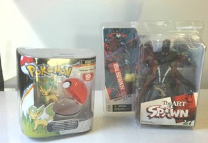 The Art of Spawn Series 27 Issue 119 and Pokemon Figure (NIB)