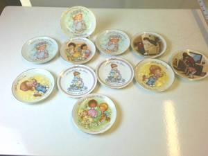 Vintage Mini-Cherished Moments Plates and others (11 total)