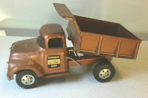 Heavy Duty Vintage Hydraulic Dump Truck with Original Paint