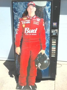 Dale Jr. 6 foot tall Cut Out  Bud, King of Beers