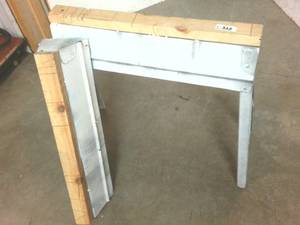 Metal Folding sawhorses (pair of 2) Both work fine.