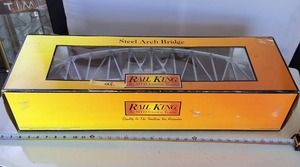 Steel Arch Bridge (NIB) by MTH Electric Trains -  34 inches long