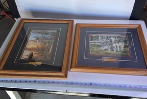 (2) Beautiful Matted prints �Mates� (Andrew Kiss) and �Evening Splendor� by Jim Hansel