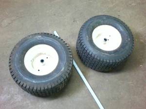 Yard Tractor Tires in good condition Sears Turfsaver 18x9.5x8