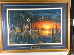 Jim Hansel Colorful Framed Print Autumn Visitors