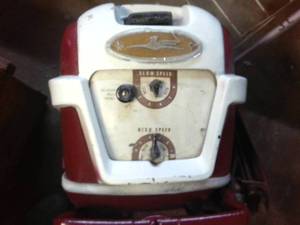 Outboard Motor - This antique Johnson Seahorse outboard motor is from the late 1950s