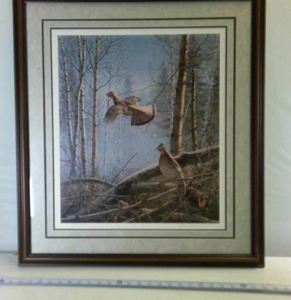 Certified Authentic Framed Print  Misty Morning Revisited, Limited number of prints