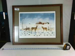 Julie Schafer No Cover Signed Limited Edition Framed Winter Landscape Print