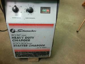 Schumacher Heavy Duty 3060 Amp Charger and 200300 Amp Starter Charger (Portable on wheels)