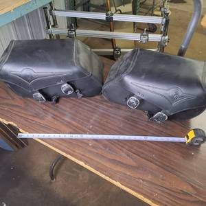 Vulcan Leather Saddle Bags