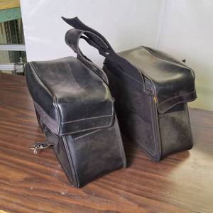 2 Motorcycle Saddlebags (With Velcro)