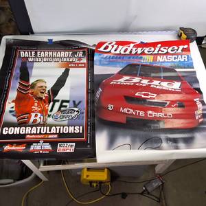 Dale Earnhardt Jr. and Ricky Carter Nascar Posters