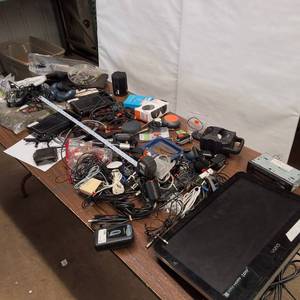 MEGA LOT All kinds of electronics and devices (HUGE table full)
