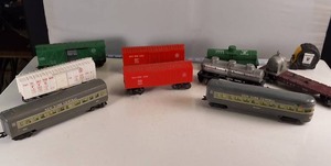 Vintage made in USA Railroad Cars � 4 box cars, tanker cars, passenger cars, cattle cars - New York Central and more