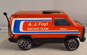 Vintage Tonka A. J. Foyt Racing team van
