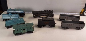 ALLSTATE Railroad Car Collection with Engine (Metal) and Coal car
