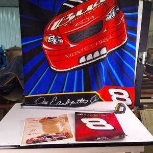 Dale Earnhardt Jr. Calendars and throw blanket