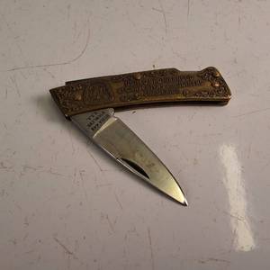 United Brotherhood of Carpenters and Jointers Authentic Vintage Folding Knife