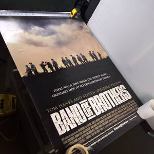 Band of Brothers HBO Miniseries Promotional Poster Print - Spielberg & Hanks