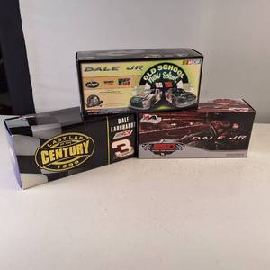 Lot of (3) NIB Dale Earnhardt Jr. NASCAR 124 die-cast model race cars