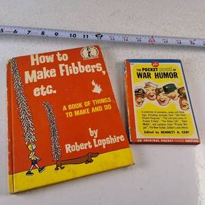 Vintage 60s childs book and Military Era Humor
