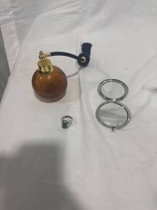 Perfume Atomizer, Mirror, Ring