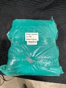 Dark Green Fence Screen