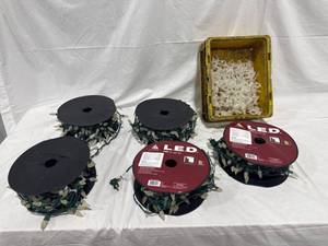 LED C6 Light Sets with Clips