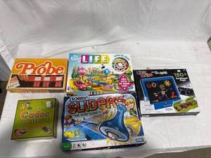 Board Games & Lite-Brite Lot