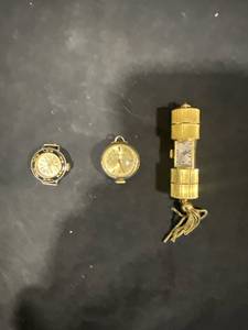 Vintage Gold-Toned Pendant Watches