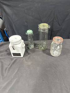 Assorted Kitchen Storage Jars