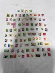 Assorted Vintage Postage Stamp Collection