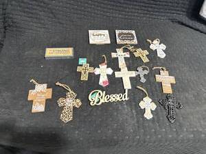 Decorative Crosses and Plaques Lot