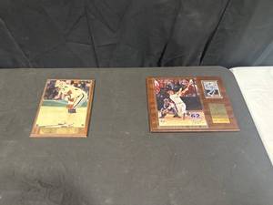 Bo Jackson & Mark McGwire Plaques