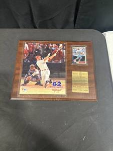 Bo Jackson & Mark McGwire Plaques