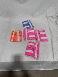 Striped Fabric Wristbands Lot
