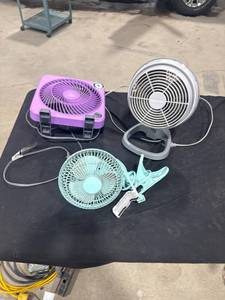 Assorted Electric Fans Lot
