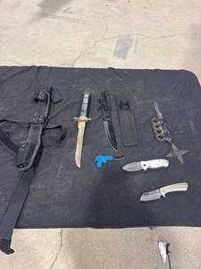 Assorted Knives & Bladed Items