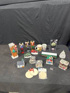 Assorted Christmas Decorations Lot